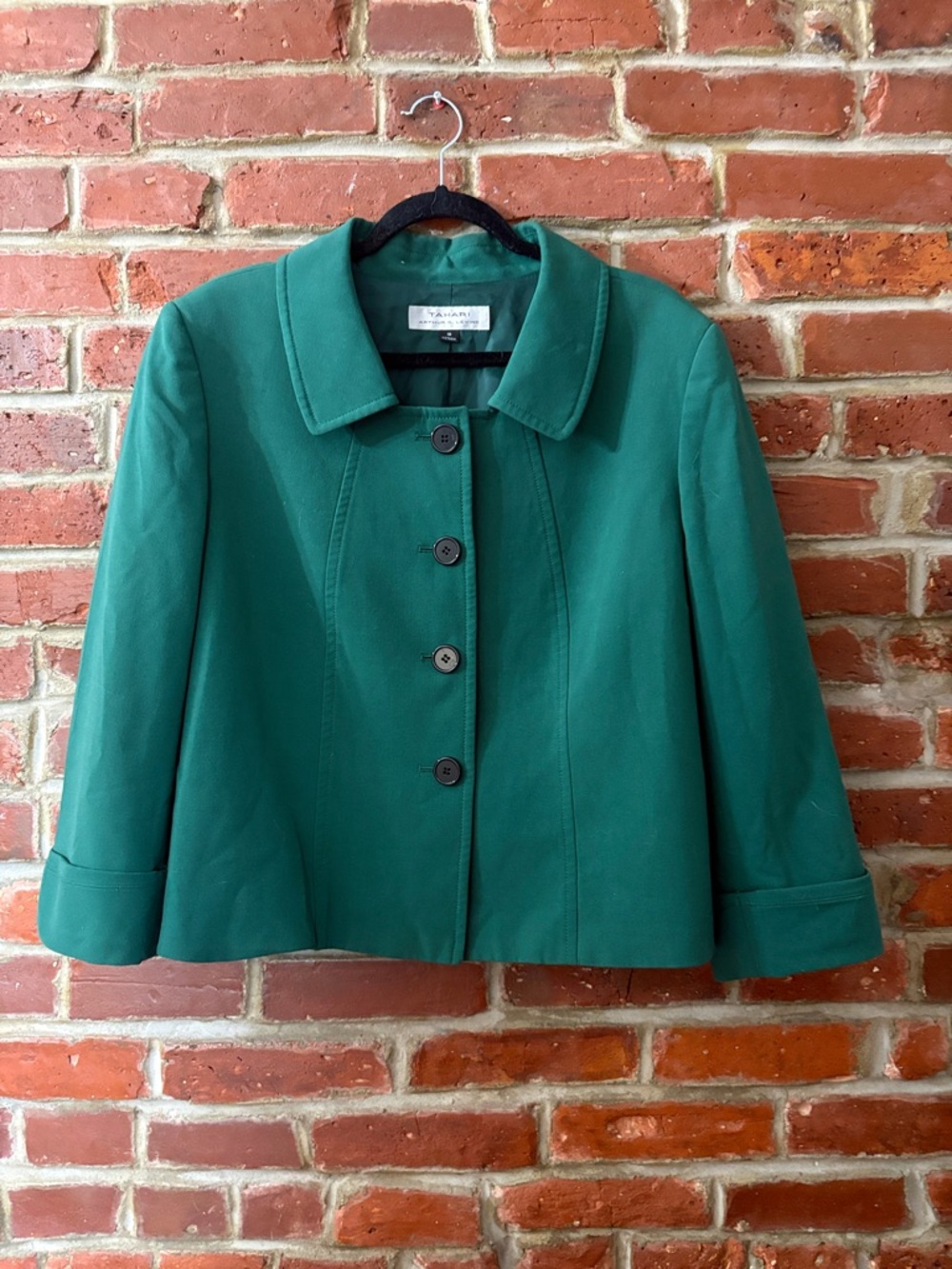 Tahari Emerald Green Blazer Size 18